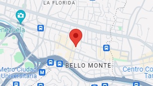 Mapa de Google con la ubicación de la tienda Allcomputer.